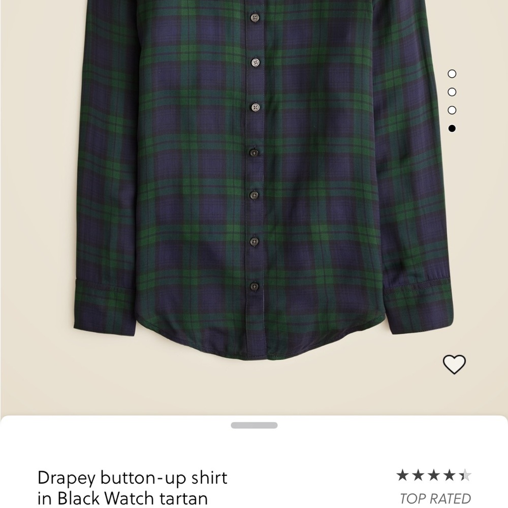 Women's Black Watch Tartan Shirt